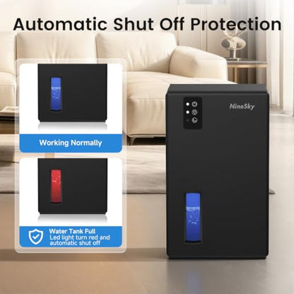 Dehumidifiers for Home, 1000 Sq.Ft Dehumidifier with 95oz Water Tank, view 6
