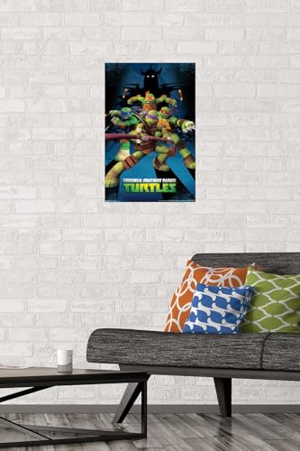 Nickelodeon Teenage Mutant Ninja Turtles - Assemble Wall Poster, 14.725" x 22.375", Premium Unframed Version