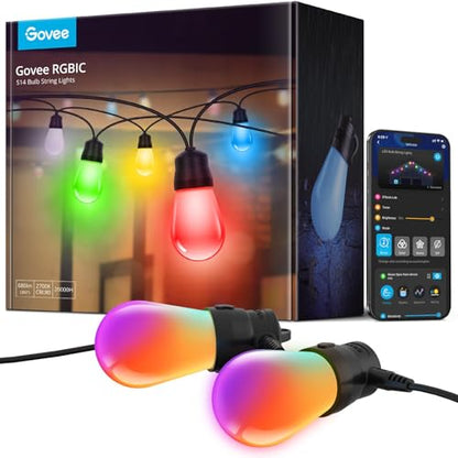 Govee Smart Outdoor String Lights H7015, view 2