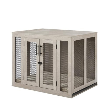 38.5 Inch Large Dog Crate Furniture, Wooden Kennel for Large Breed, view 2
