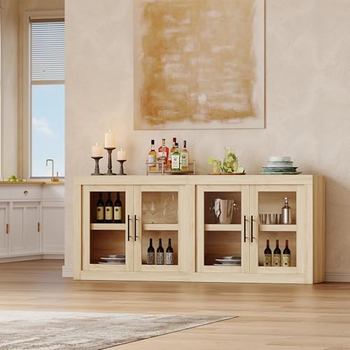 70.8 in Sideboard Buffet Cabinet with Storage, view 5