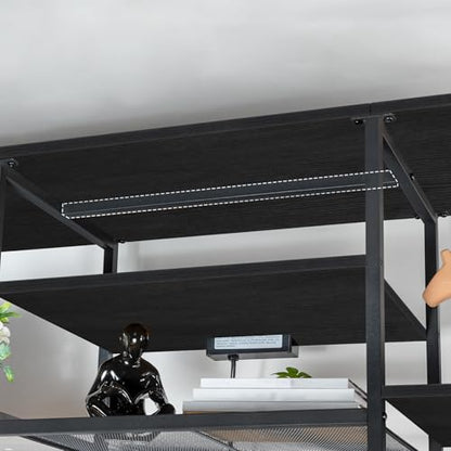 TV Stand with Power Outlets to 75 Inches, view 6