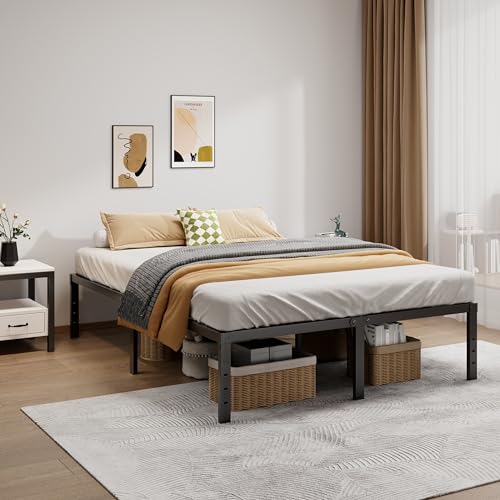 Metal Bed Frame Full Size 16 Inch Platform Bed Frames with Underbed Storage, view 5