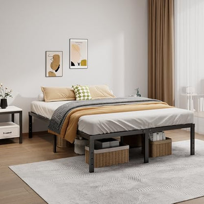 Metal Bed Frame Full Size 16 Inch Platform Bed Frames with Underbed Storage, view 5