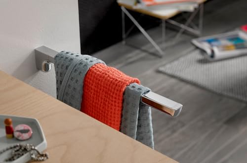 EMCO Trend 310mm Single Arm Fixed Chrome Standard Towel Rail