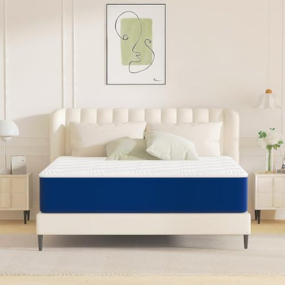 Queen Mattress 12 Inch, Queen Cooling Gel Memory Foam Mattress, view 3