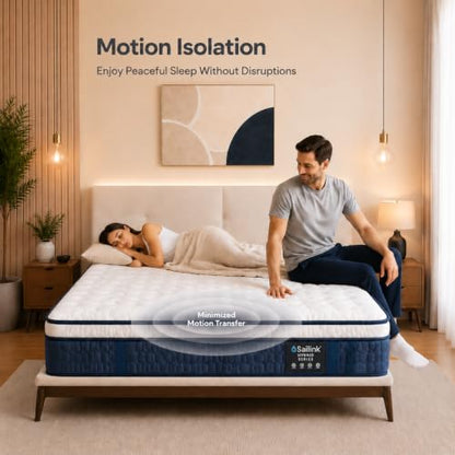 14" Queen Hybrid Mattress in a Box, Luxury Hotel Bed, view 6