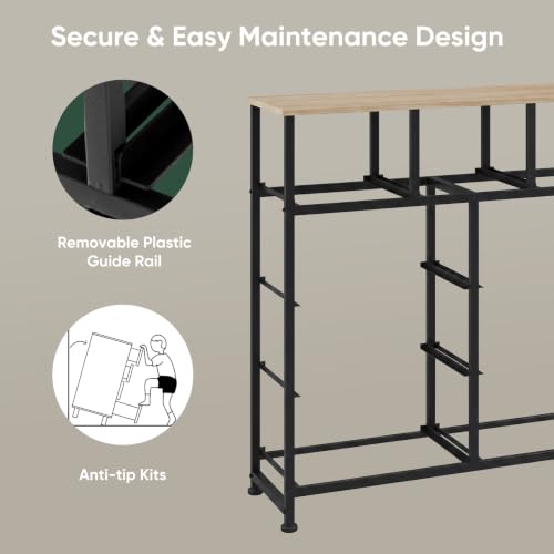 Fabric Dresser for Bedroom with 9 Drawers, Storage Tower, view 7