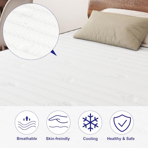 Full Mattress, 10 Inch Full Size Medium Firm Hybrid Mattress in a Box, view 5