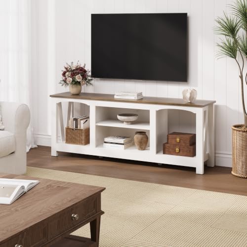 TV Stand for 65 Inch TV, Farmhouse Entertainment Center, view 4