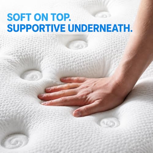 Queen Mattress 14 Inch Hybrid Mattress in a Box, view 5