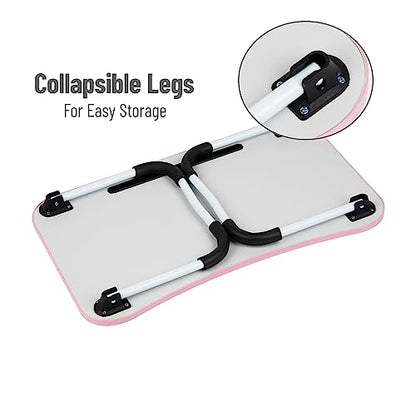 Lap Desk Laptop Stand, Bed Tray, Folding Legs, Couch Table, Portable, MDF, view 7