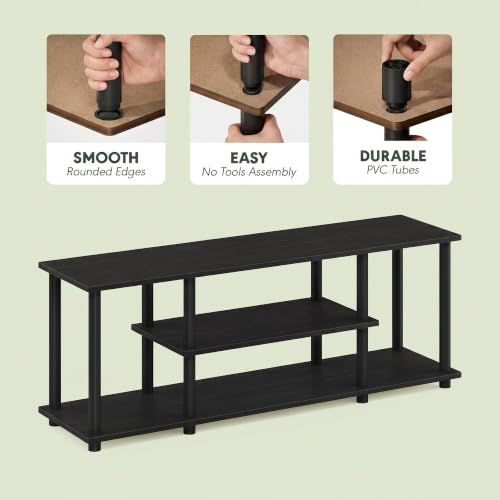 Turn-N-Tube No Tools 3D 3-Tier Entertainment TV Stand up to 50 inch TV, view 7