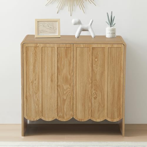 Accent Sideboard Buffet Cabinet, Storage Cabinets with 2 Doors, view 4