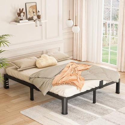 10 Inch Low Bed Frame Queen with Round Corner Legs, view 3