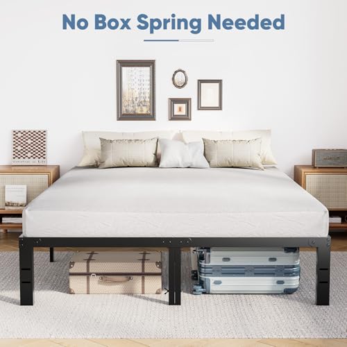 Full Bed Frames, 14 Inch Height Platform Bed Frame, view 7