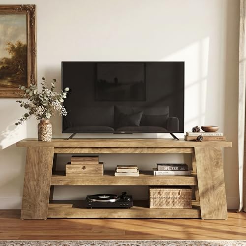 TV Stand with Storage for 65 Inch TV, Entertainment Center with Shelves, view 5
