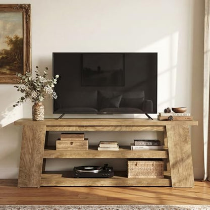 TV Stand with Storage for 65 Inch TV, Entertainment Center with Shelves, view 5