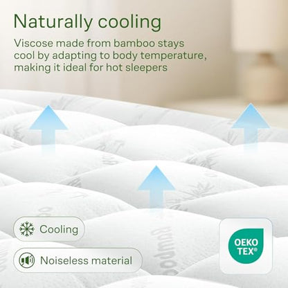 Queen Ultra Soft Mattress Topper — Back Pain Relief, view 4