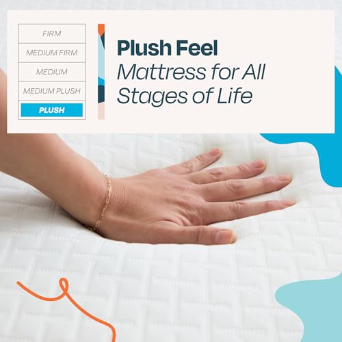 12 Inch Gel Infused Memory Foam Mattress – Twin Size – Plush, Cooling Gel, view 4