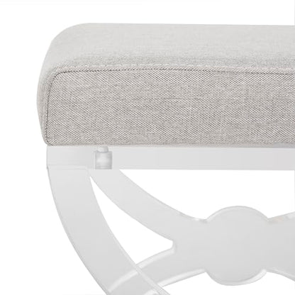 Safavieh Home Collection Delfina Clear Acrylic Ottoman