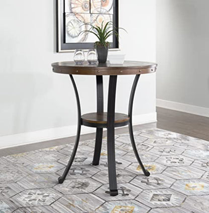 Powell Furniture Franklin Pub Table, Multicolor 36" x 36" x 40"