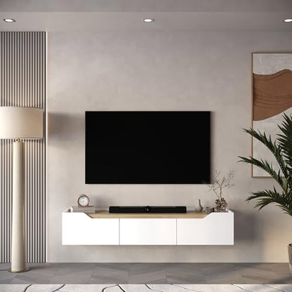 Atelier Mobili Floating TV Stand for 75 Inch TVs, view 7