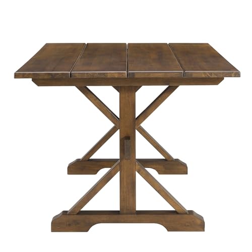 Windchime 71Inch Dining Table Solid Wood Walnut Finish Modern Kitchen Room Entertaining Home Furniture Quality Stylish Elegant Durable Refined Versatile Contemporary