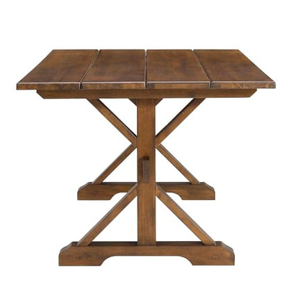 Windchime 71Inch Dining Table Solid Wood Walnut Finish Modern Kitchen Room Entertaining Home Furniture Quality Stylish Elegant Durable Refined Versatile Contemporary