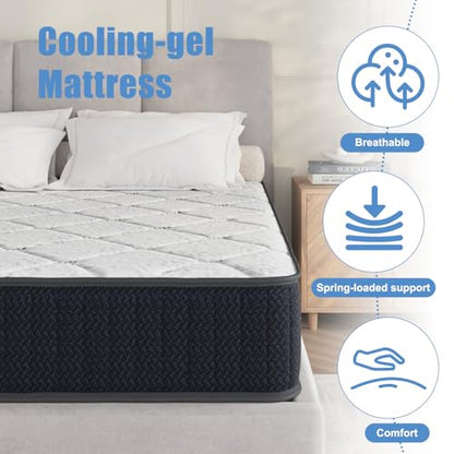 10 Inch Queen Hybrid Mattress in a Box, Medium Firm Memory Foam, view 6