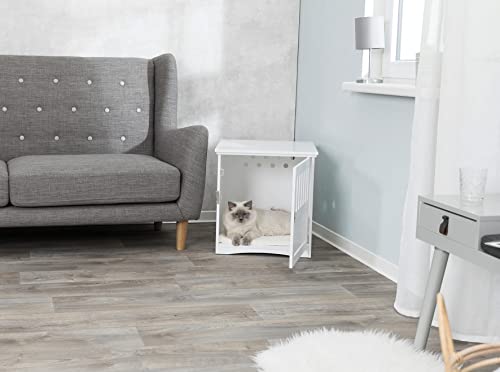 19" x 20" Wooden Indoor Dog Crate, Small Side Table Home for Any Room, view 3