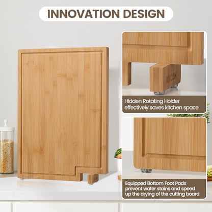 Bamboo Cutting Boards for Kitchen, view 3
