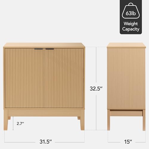 Best Choice Products 2-Door Modern Storage Cabinet, Buffet, Sideboard, view 4