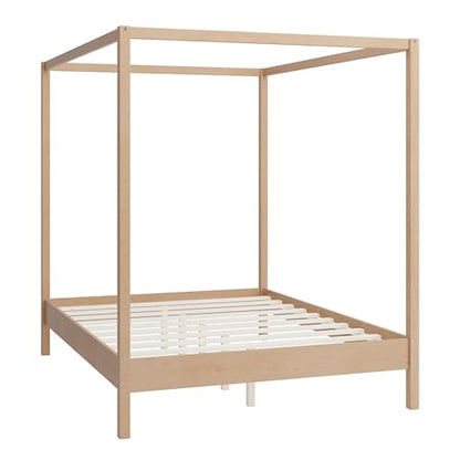 Wooden Canopy Bed with Four Posters, view 5