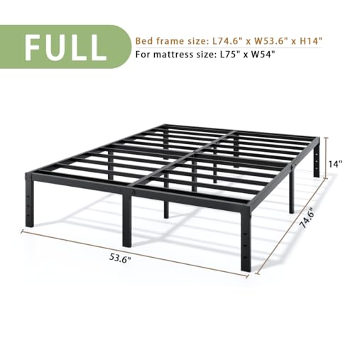 LUMUNANCE Metal Bed Frame Full Size, view 4