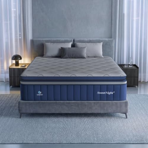CoolNest Hybrid King Size Mattress 14 Inch, Cooling Pillow Top, view 2