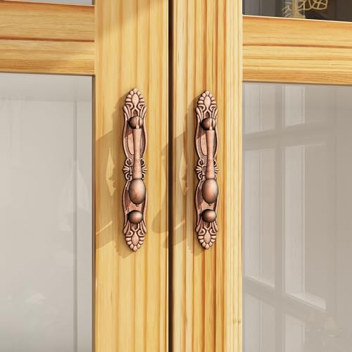 70.9" H Tall Kitchen Pantry with Glass Doors, Shelves & Drawer, view 6