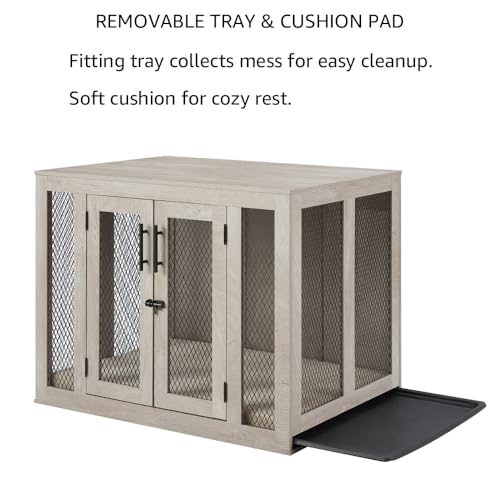 38.5 Inch Large Dog Crate Furniture, Wooden Kennel for Large Breed, view 5