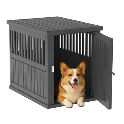 Dog Crate Furniture Lockable Dog Kennel Indoor Dog Crate Heavy Duty Decorative, view 2