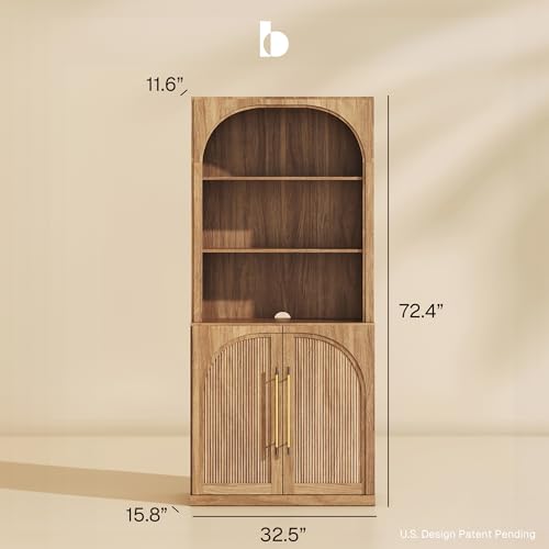 Storage Cabinet with Hutch Set of 2, view 3