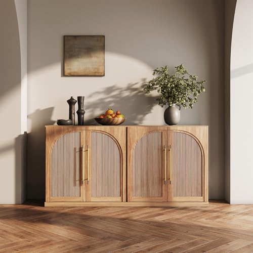 65" Kitchen Storage Cabinet with Adjustable Shelves, view 2