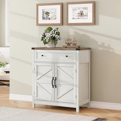 30" W Coffee Bar Cabinet, Kitchen Storage Cabinet with Drawer, view 4