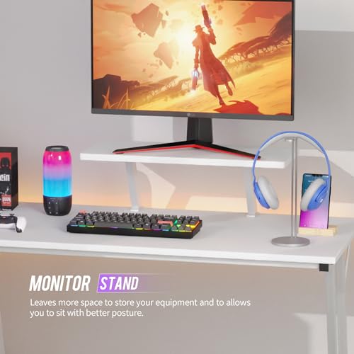 L Shaped 51 Inch Gaming Desk, Corner Computer Desk, PC Gaming Desk, view 7