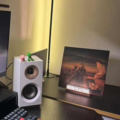 Now Playing Vinyl Record Stand, Light Up Album Display Holder, view 3