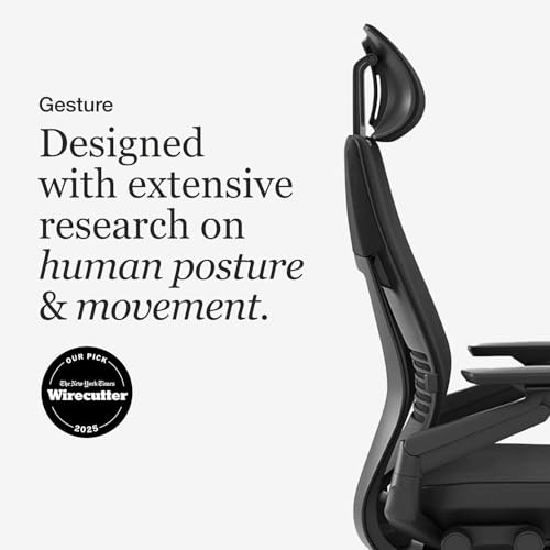 Steelcase Gesture Office Chair with Head Rest, view 5