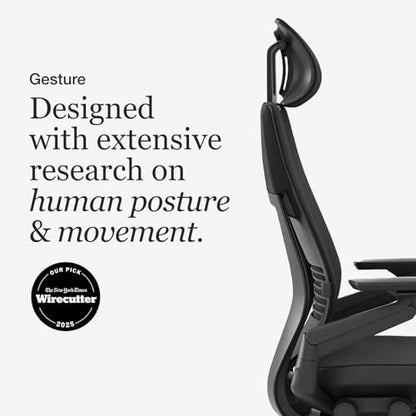 Steelcase Gesture Office Chair with Head Rest, view 5