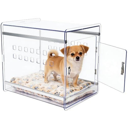 Dog Crate Furniture, Clear Indoor Dog Kennel for Small to Medium Dog, view 2