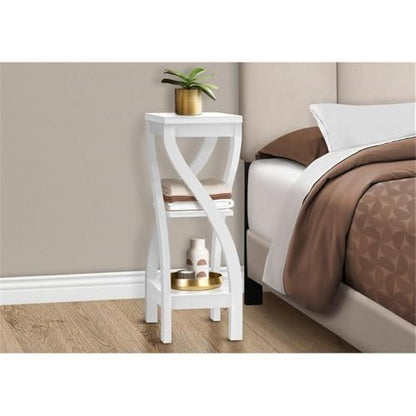 Monarch Specialties Accent Table, 32", White