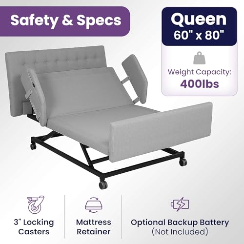 Customize Your Own Adjustable Hospital Bed for Home Use with Gel Memory Foam, view 7