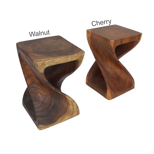 Original Twist Side Table, Cherry, 15x15x23 in
